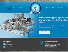 Tablet Screenshot of eurotechgas.com